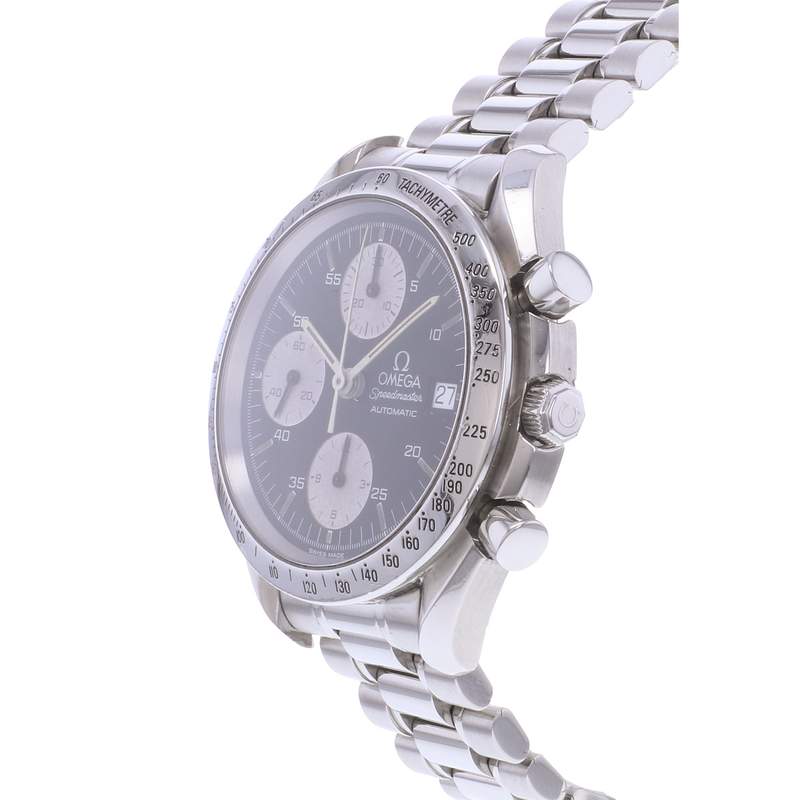 Montre d'occasion OMEGA Speedmaster Date Panda homme automatique bracelet acier - vue D2