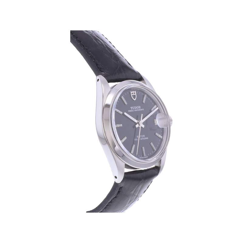 Montre d'occasion TUDOR Prince Date homme automatique bracelet cuir - vue 2