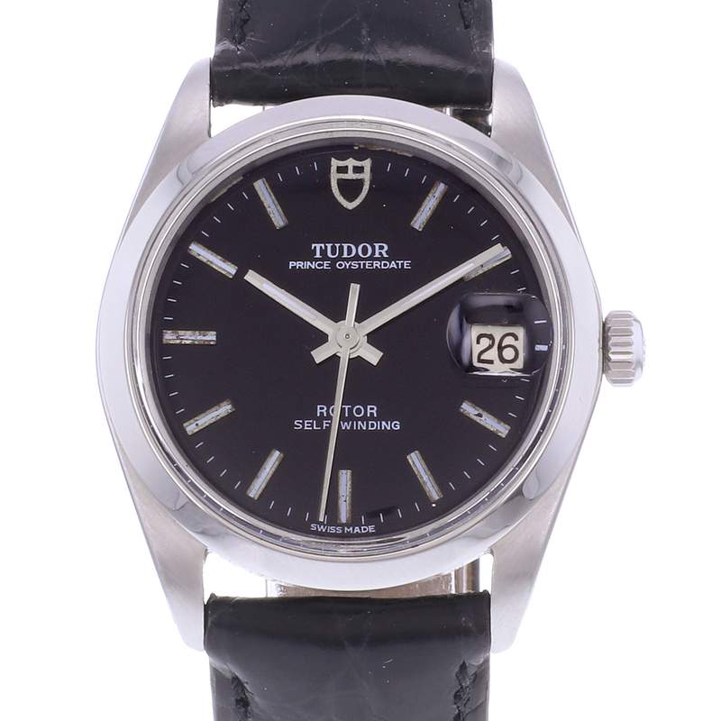 Montre d'occasion TUDOR Prince Date homme automatique bracelet cuir - vue D1