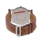 Montre d'occasion HERMES Heure H Ronde mixte quartz bracelet cuir d'origine - vue 3