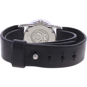 Pre-owned HERMES Barenia Ronde Women's Quartz Watch with Original Leather Strap