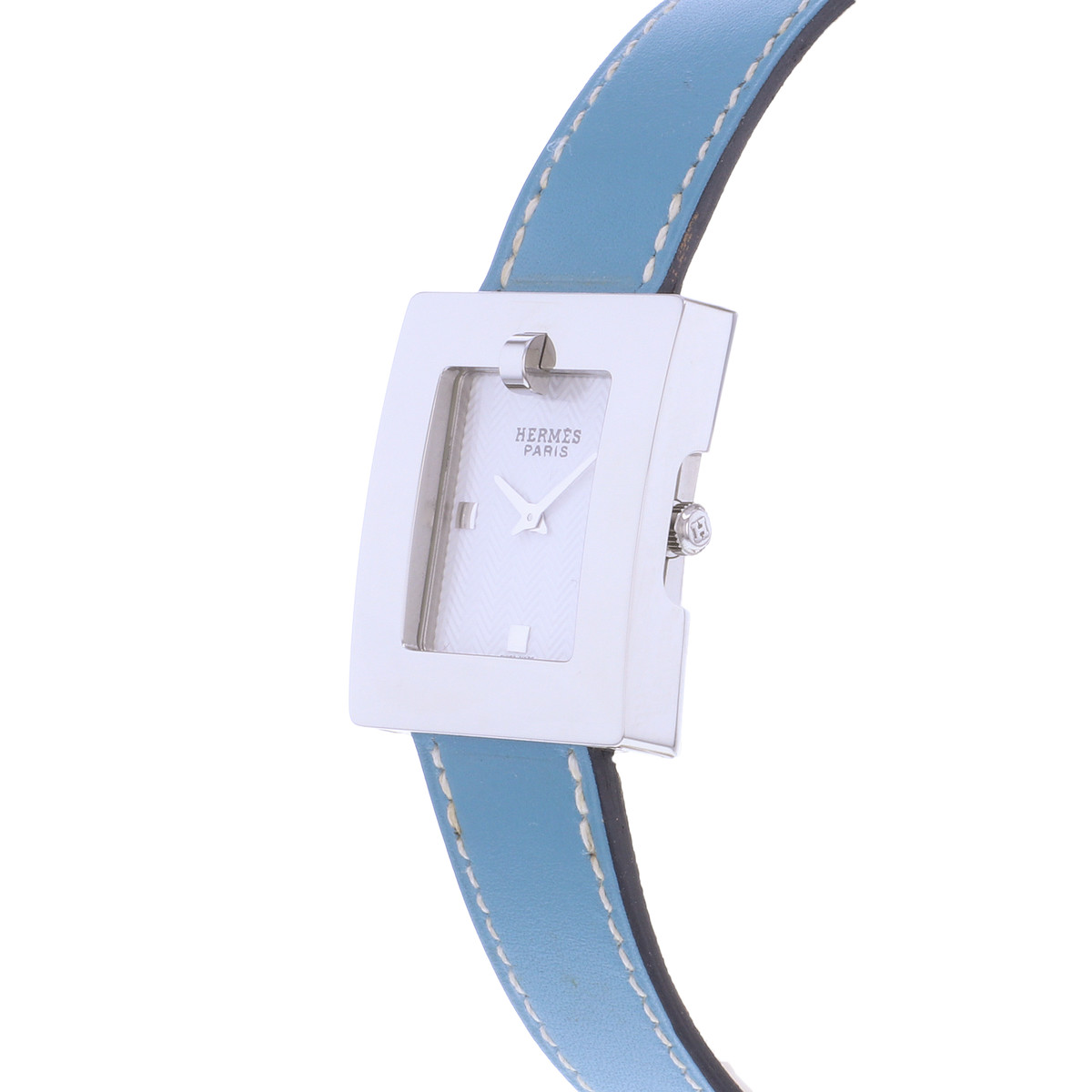 Montre d'occasion HERMES Belt femme quartz bracelet acier - vue D2