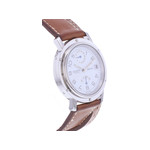 Montre d'occasion HERMES Clipper Chrono homme automatique bracelet cuir d'origine - vue 2