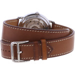 Montre d'occasion HERMES Clipper Chrono homme automatique bracelet cuir d'origine - vue 3