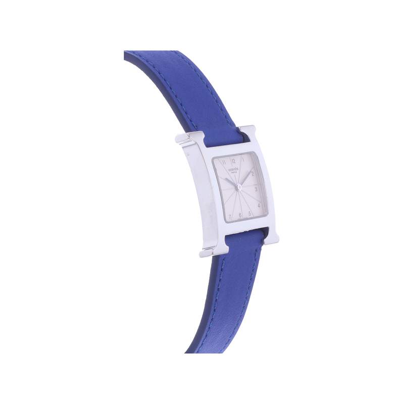Montre d'occasion HERMES Heure H femme quartz bracelet cuir - vue 2