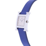 Montre d'occasion HERMES Heure H femme quartz bracelet cuir - vue D2