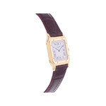 Montre d'occasion CARTIER Santos Dumont Collection Privée mixte mécanique bracelet cuir cresus - vue 2