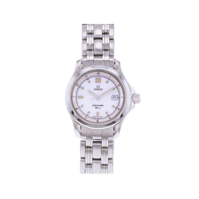 Montre d'occasion OMEGA Seamaster 120 29mm femme quartz bracelet acier - vue 1