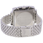 Montre d'occasion HEUER Monaco Chronographe Vintage homme mécanique bracelet acier - vue 3