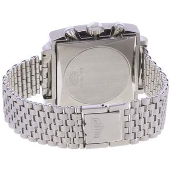 Montre d'occasion HEUER Monaco Chronographe Vintage homme mécanique bracelet acier