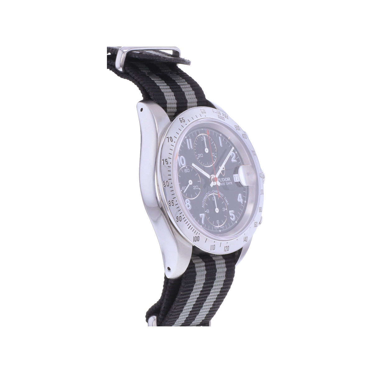 Montre d'occasion TUDOR Prince Date homme automatique bracelet nato - vue 2