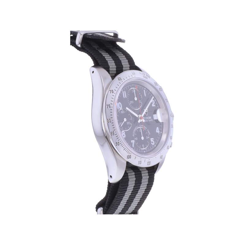 Montre d'occasion TUDOR Prince Date homme automatique bracelet nato - vue 2