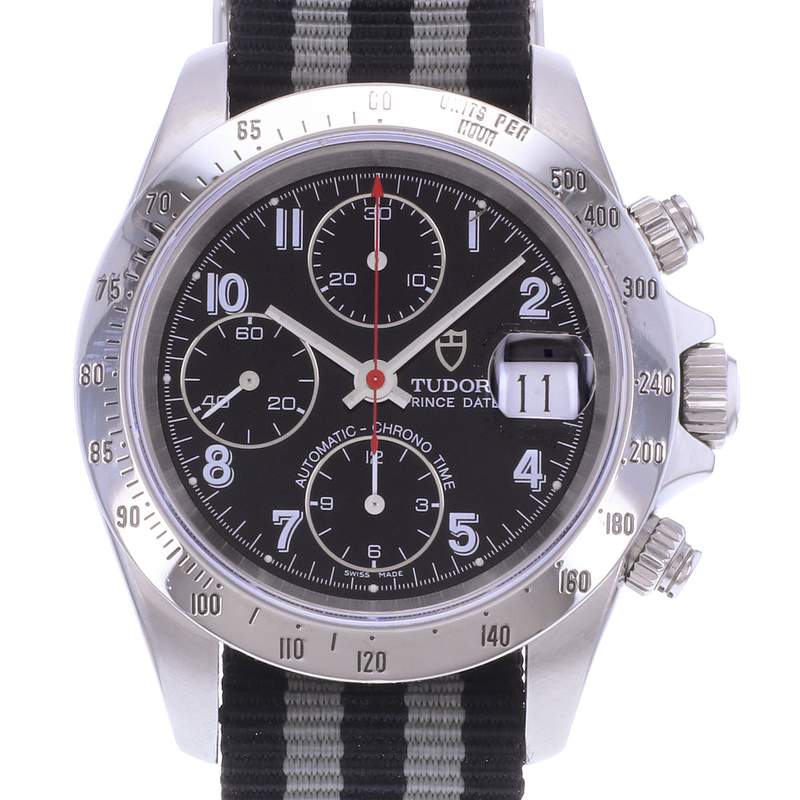 Montre d'occasion TUDOR Prince Date homme automatique bracelet nato - vue D1