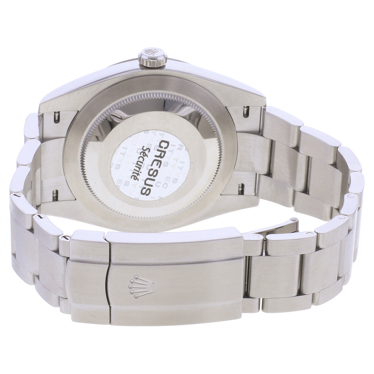 Montre d'occasion ROLEX Oyster Perpetual 41 mm homme mouvement automatique certifié (cosc) bracelet acier - vue 3