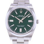 Montre d'occasion ROLEX Oyster Perpetual 41 mm homme mouvement automatique certifié (cosc) bracelet acier - vue D1