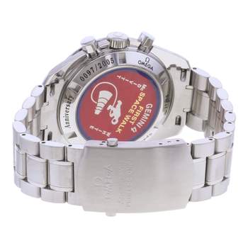 Montre d'occasion OMEGA Speedmaster Moonwatch Gemini IV homme mécanique bracelet acier