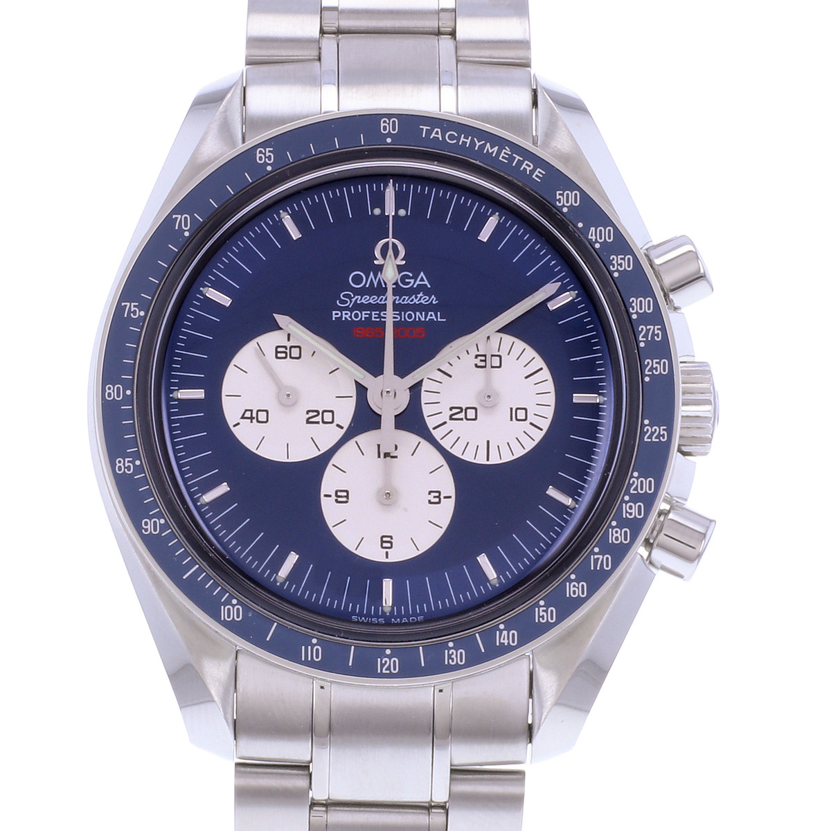 Montre d'occasion OMEGA Speedmaster Moonwatch Gemini IV homme mécanique bracelet acier - vue D1