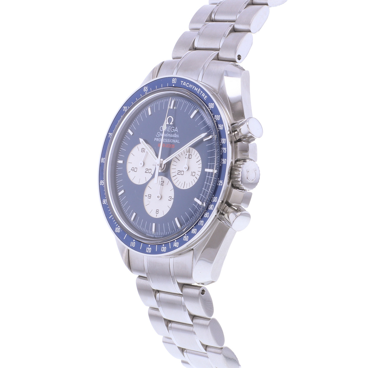 Montre d'occasion OMEGA Speedmaster Moonwatch Gemini IV homme mécanique bracelet acier - vue D2