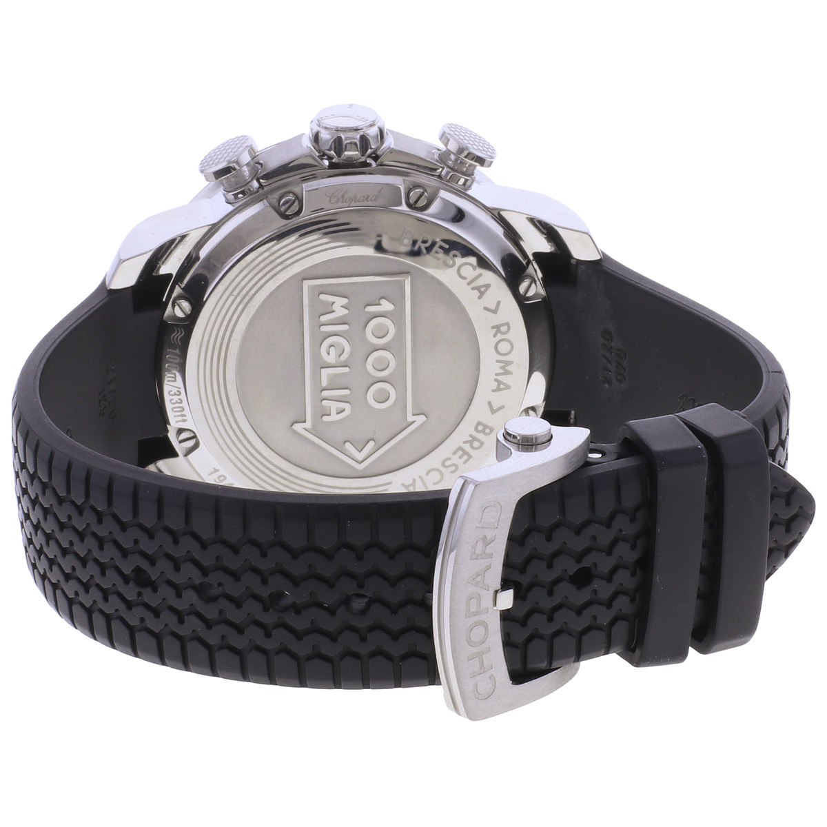 Montre d'occasion CHOPARD Mille Miglia GTS Chrono homme automatique bracelet caoutchouc - vue 3