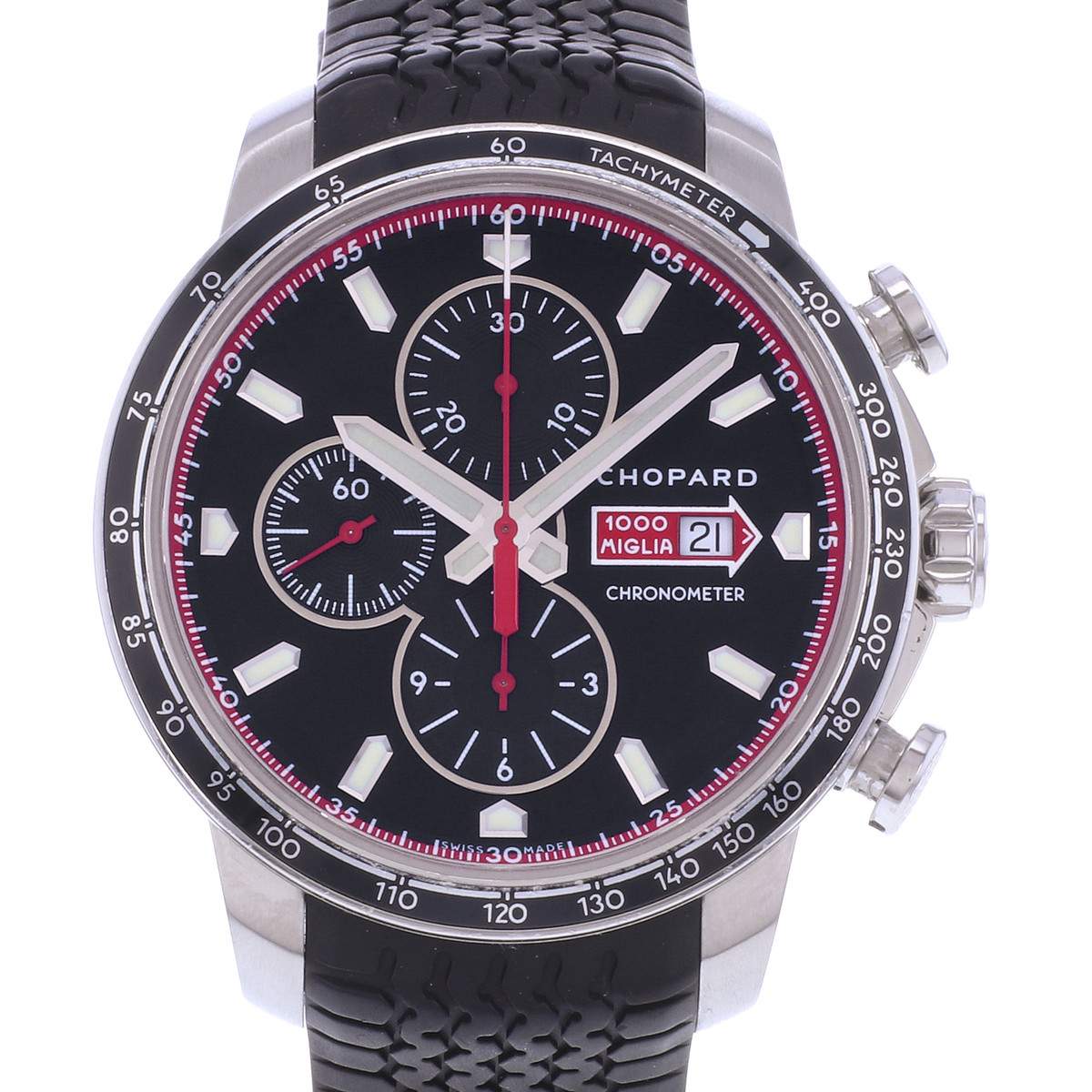 Montre d'occasion CHOPARD Mille Miglia GTS Chrono homme automatique bracelet caoutchouc - vue D1