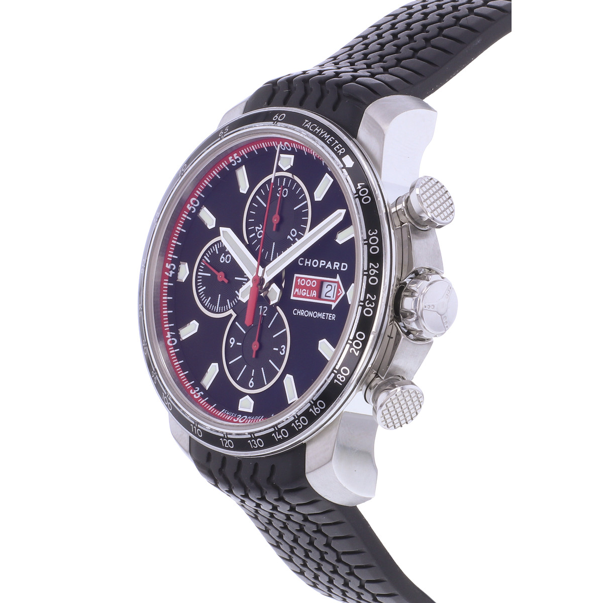 Montre d'occasion CHOPARD Mille Miglia GTS Chrono homme automatique bracelet caoutchouc - vue D2
