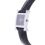 Montre d'occasion HERMES Heure H femme quartz bracelet cuir - vue D2
