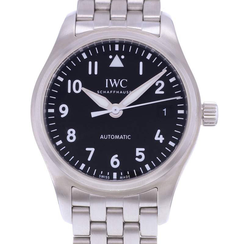 Montre d'occasion IWC Pilot homme automatique bracelet acier - vue D1