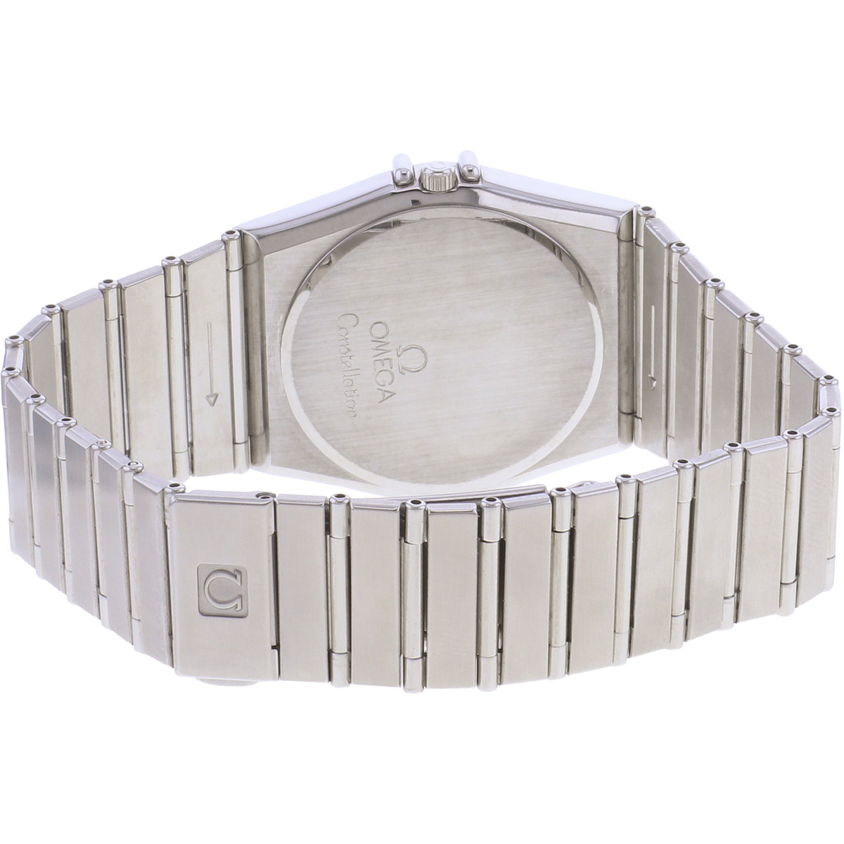 Montre d'occasion OMEGA Constellation femme quartz bracelet acier - vue 3