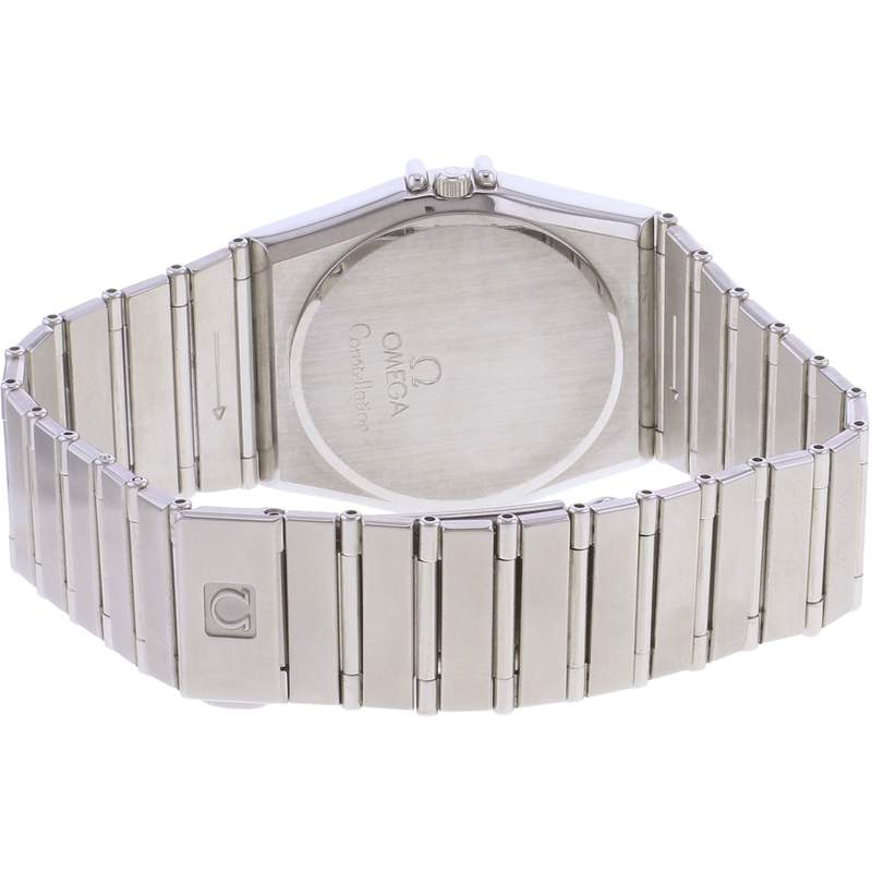 Montre d'occasion OMEGA Constellation femme quartz bracelet acier - vue 3