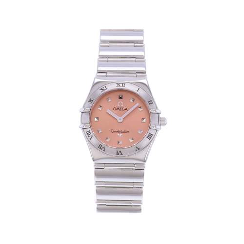 Montre d'occasion OMEGA Constellation femme quartz bracelet acier