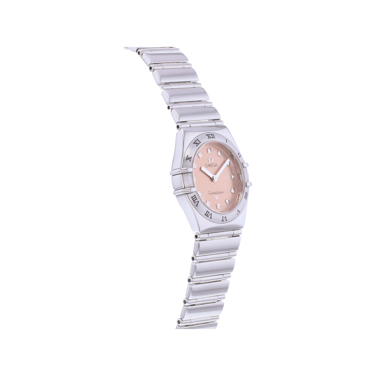 Montre d'occasion OMEGA Constellation femme quartz bracelet acier - vue 2