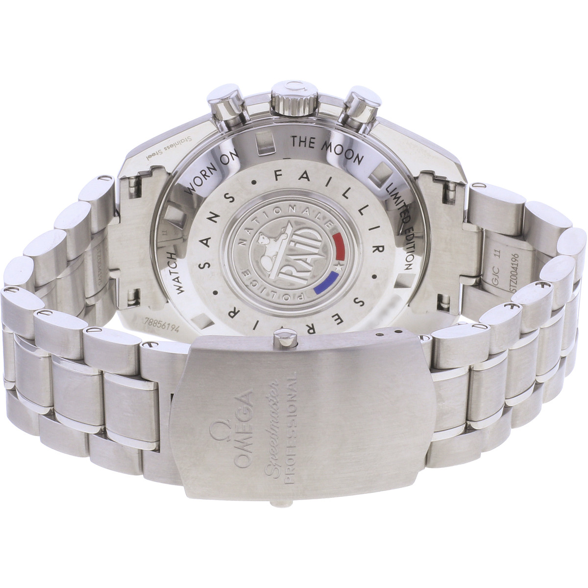 Montre d'occasion OMEGA Speedmaster Raid Edition homme mécanique bracelet acier - vue 3