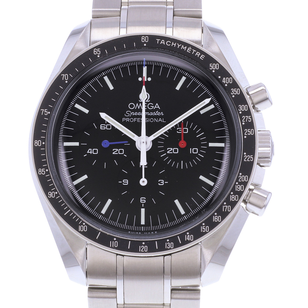 Montre d'occasion OMEGA Speedmaster Raid Edition homme mécanique bracelet acier - vue D1