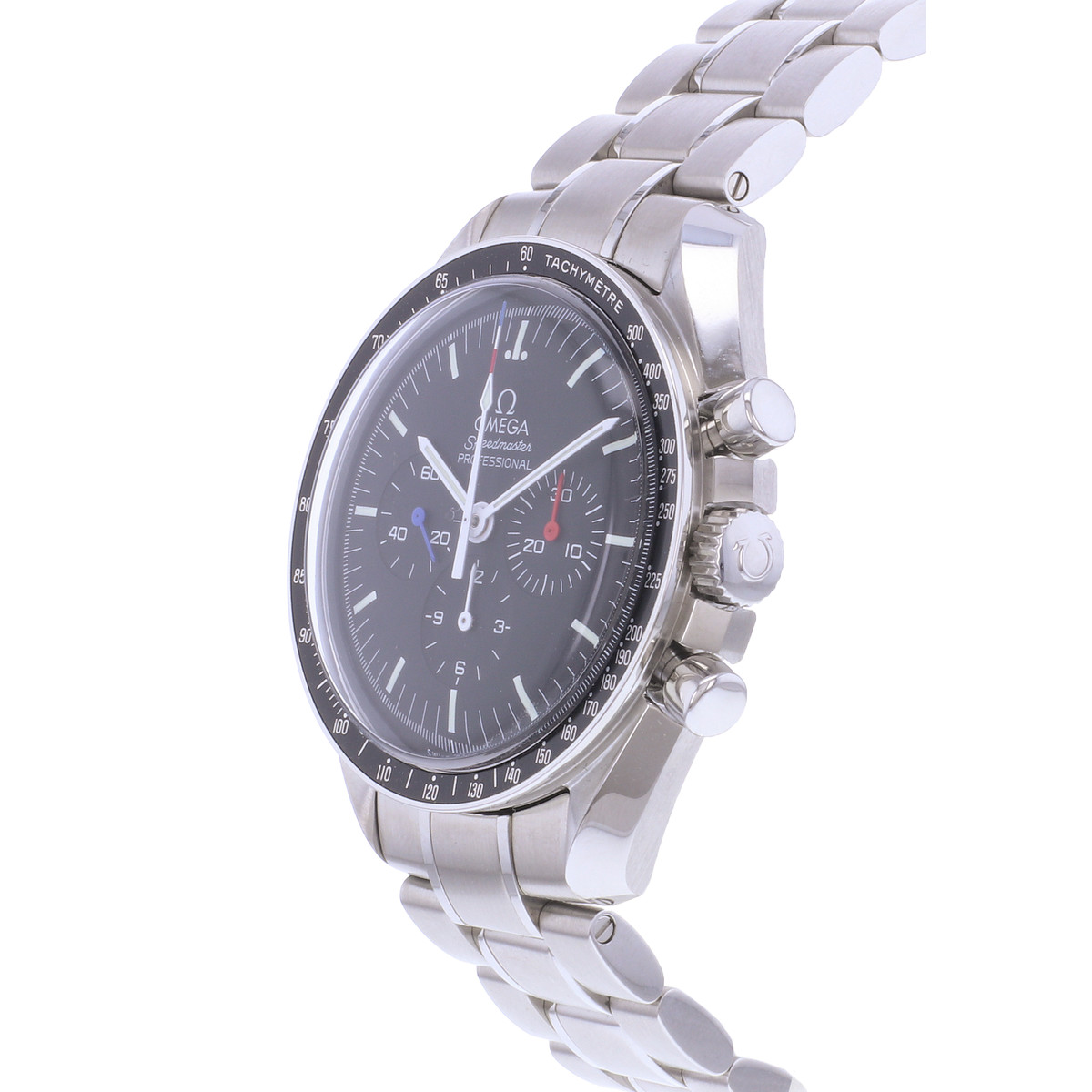 Montre d'occasion OMEGA Speedmaster Raid Edition homme mécanique bracelet acier - vue D2