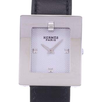 Pre-owned HERMES Belt Women's Quartz Watch with Original Leather Strap