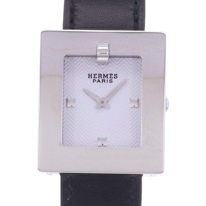 Montre d'occasion HERMES Belt femme quartz bracelet cuir d'origine - vue D1