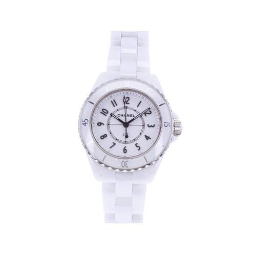 Montre d'occasion CHANEL J12 33 mm femme quartz bracelet céramique