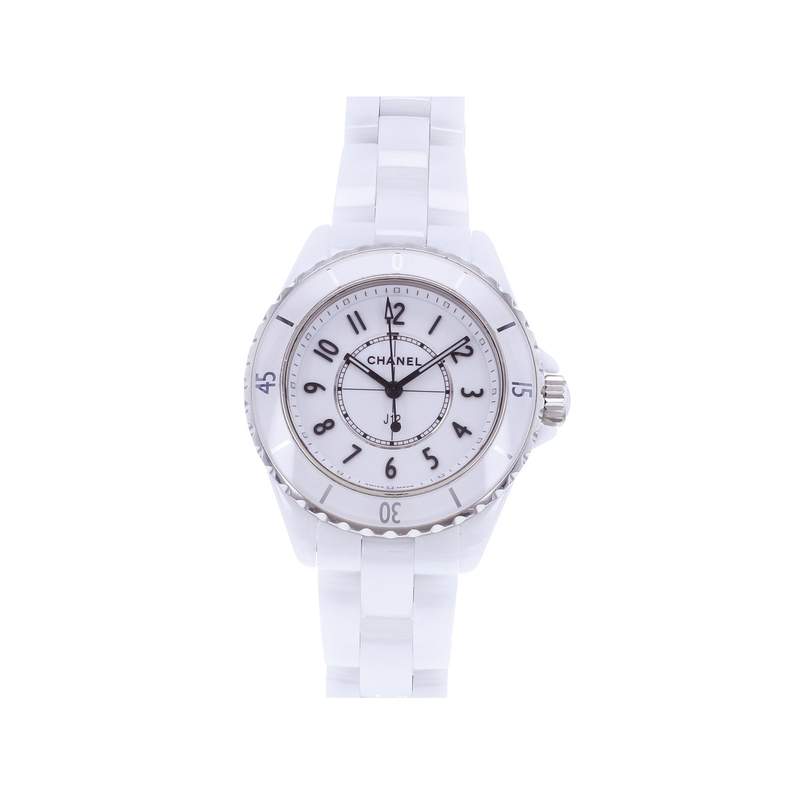 Montre d'occasion CHANEL J12 33 mm femme quartz bracelet céramique - vue 1