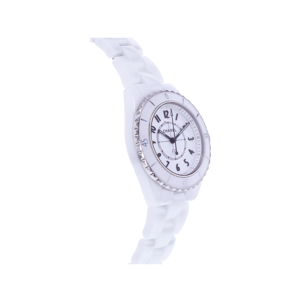 Montre d'occasion CHANEL J12 33 mm femme quartz bracelet céramique - vue 2
