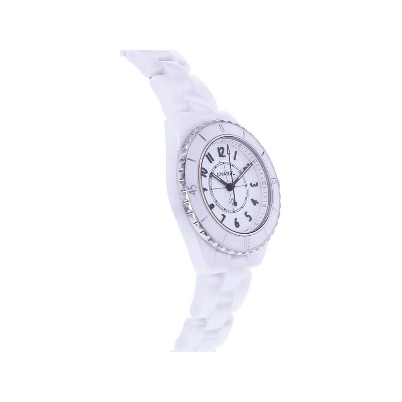 Montre d'occasion CHANEL J12 33 mm femme quartz bracelet céramique - vue 2