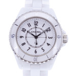 Montre d'occasion CHANEL J12 33 mm femme quartz bracelet céramique - vue D1