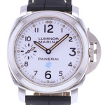 Montre d'occasion PANERAI Luminor Marina Logo 3 Days homme mécanique bracelet cuir cresus - vue D1