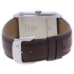 Montre d'occasion JAEGER LECOULTRE Reverso Classique Small Second homme mécanique bracelet cuir cresus - vue 3