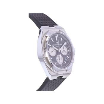 Montre d'occasion VACHERON CONSTANTIN Overseas Chronographe Panda homme mouvement automatique certifié (cosc) bracelet acier