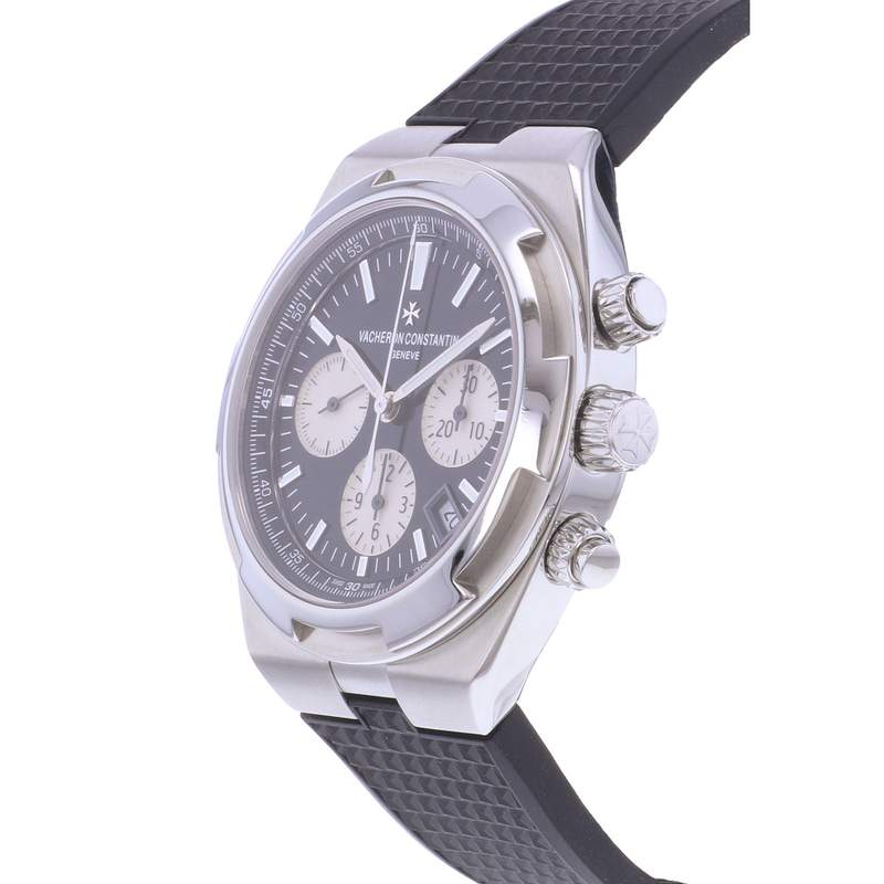 Montre d'occasion VACHERON CONSTANTIN Overseas Chronographe Panda homme mouvement automatique certifié (cosc) bracelet acier - vue D2