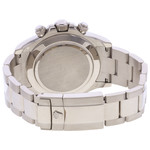 Montre d'occasion ROLEX Cosmograph Daytona homme mouvement automatique certifié (cosc) bracelet or blanc 750/000 - vue 3