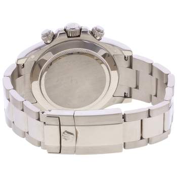 Montre d'occasion ROLEX Cosmograph Daytona homme mouvement automatique certifié (cosc) bracelet or blanc 750/000