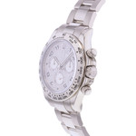Montre d'occasion ROLEX Cosmograph Daytona homme mouvement automatique certifié (cosc) bracelet or blanc 750/000 - vue D2