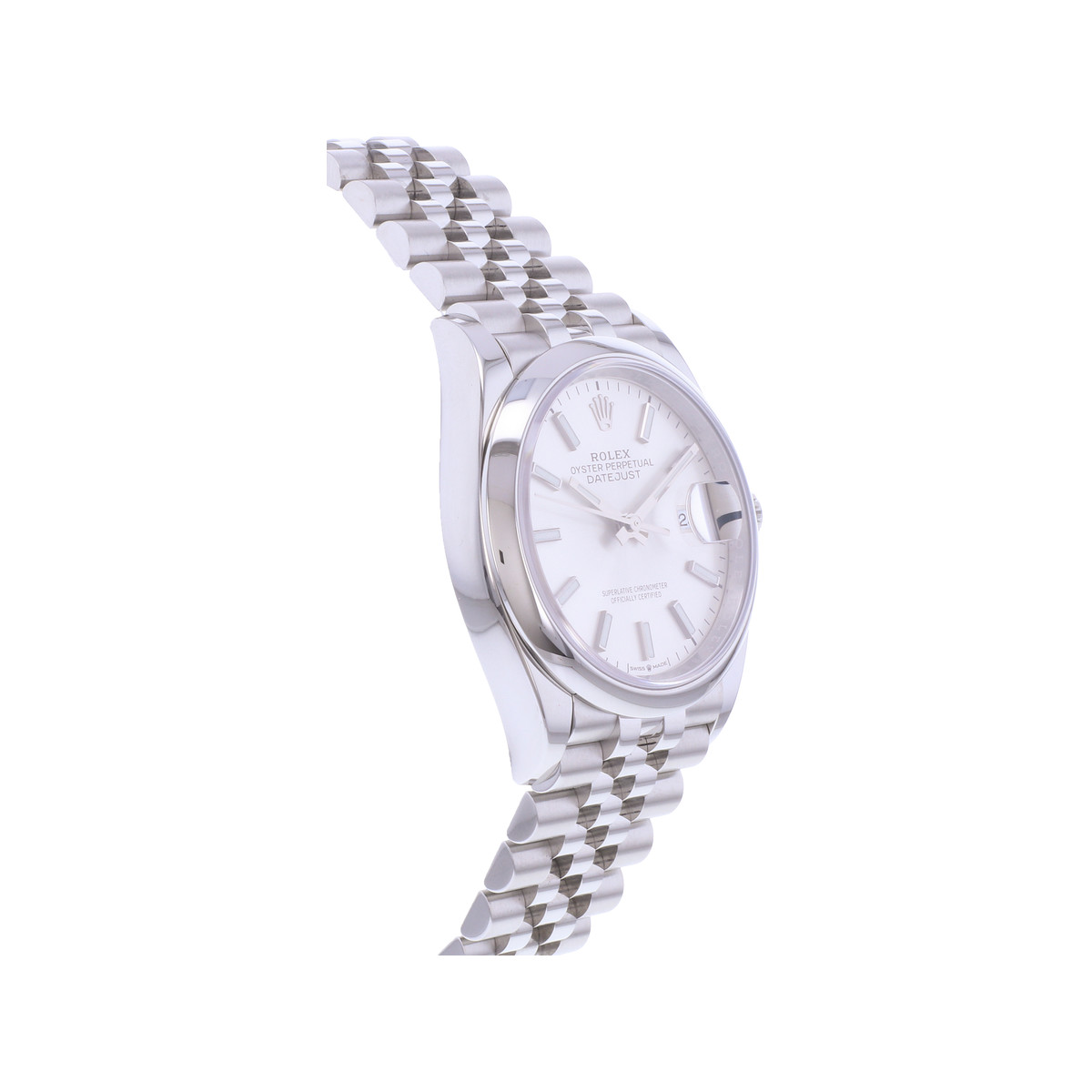 Montre d'occasion ROLEX DateJust 36 homme mouvement automatique certifié (cosc) bracelet acier - vue 2