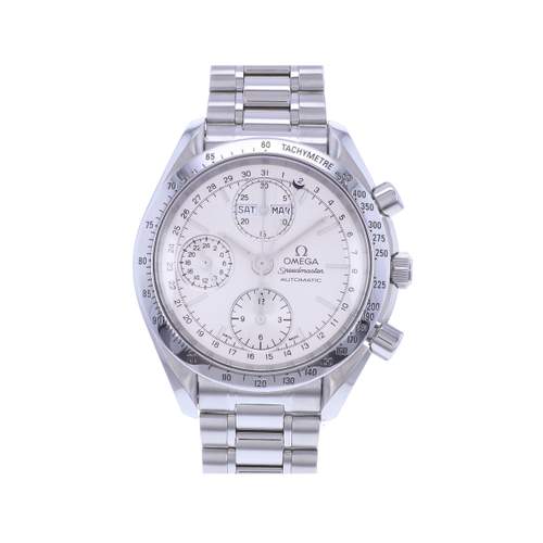 Montre d'occasion OMEGA Speedmaster Day-Date homme automatique bracelet acier